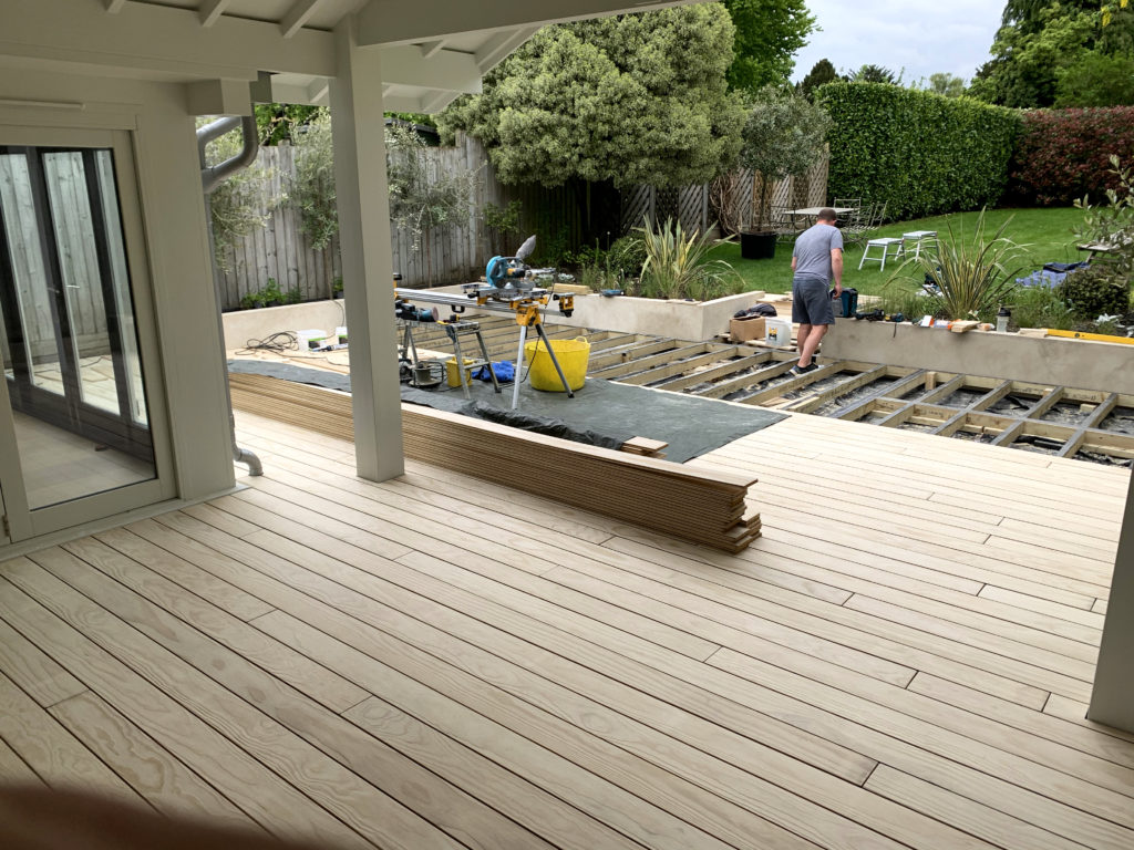 Accoya Decking Installed with Precision