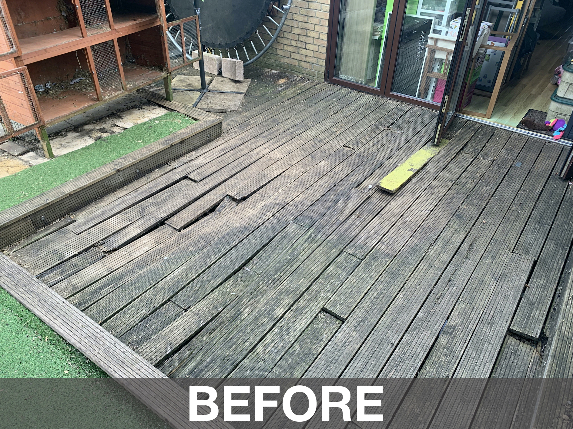 pine decking replacement harefield
