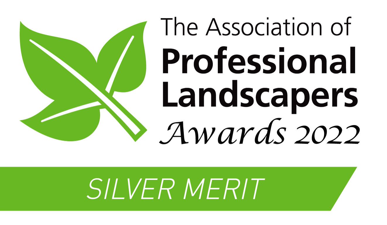 The Association Of Professional Landscapers Awards 2022 Winner Karl Harrison Landscapes Ltd Silver Merit and Best in Show