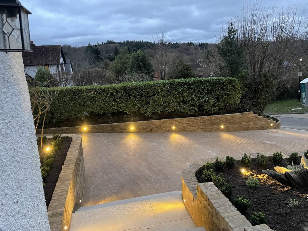 Driveway lighting in Gerrards Cross